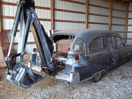 Monster Garage backhoe